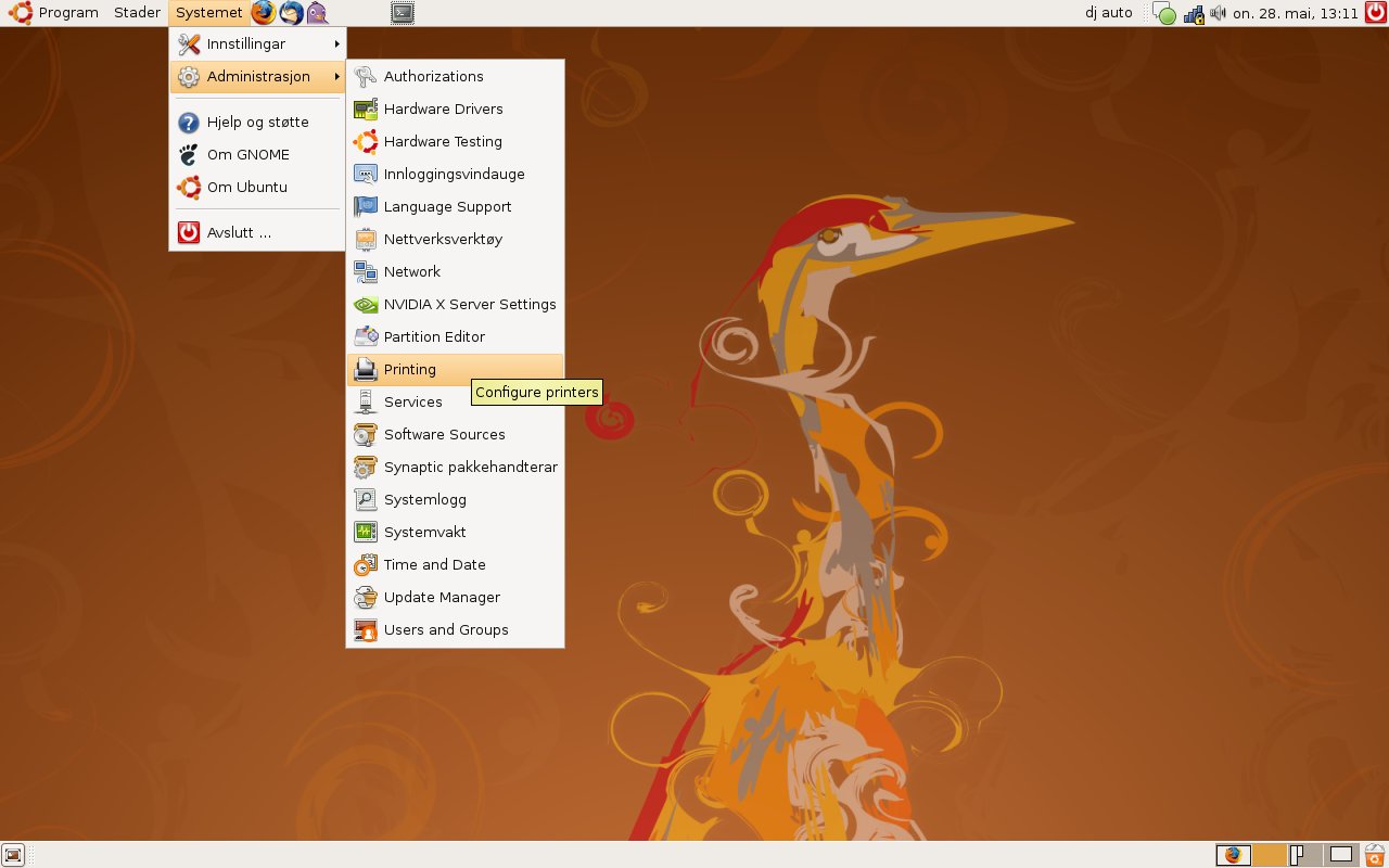 Pullprint i Ubuntu Linux